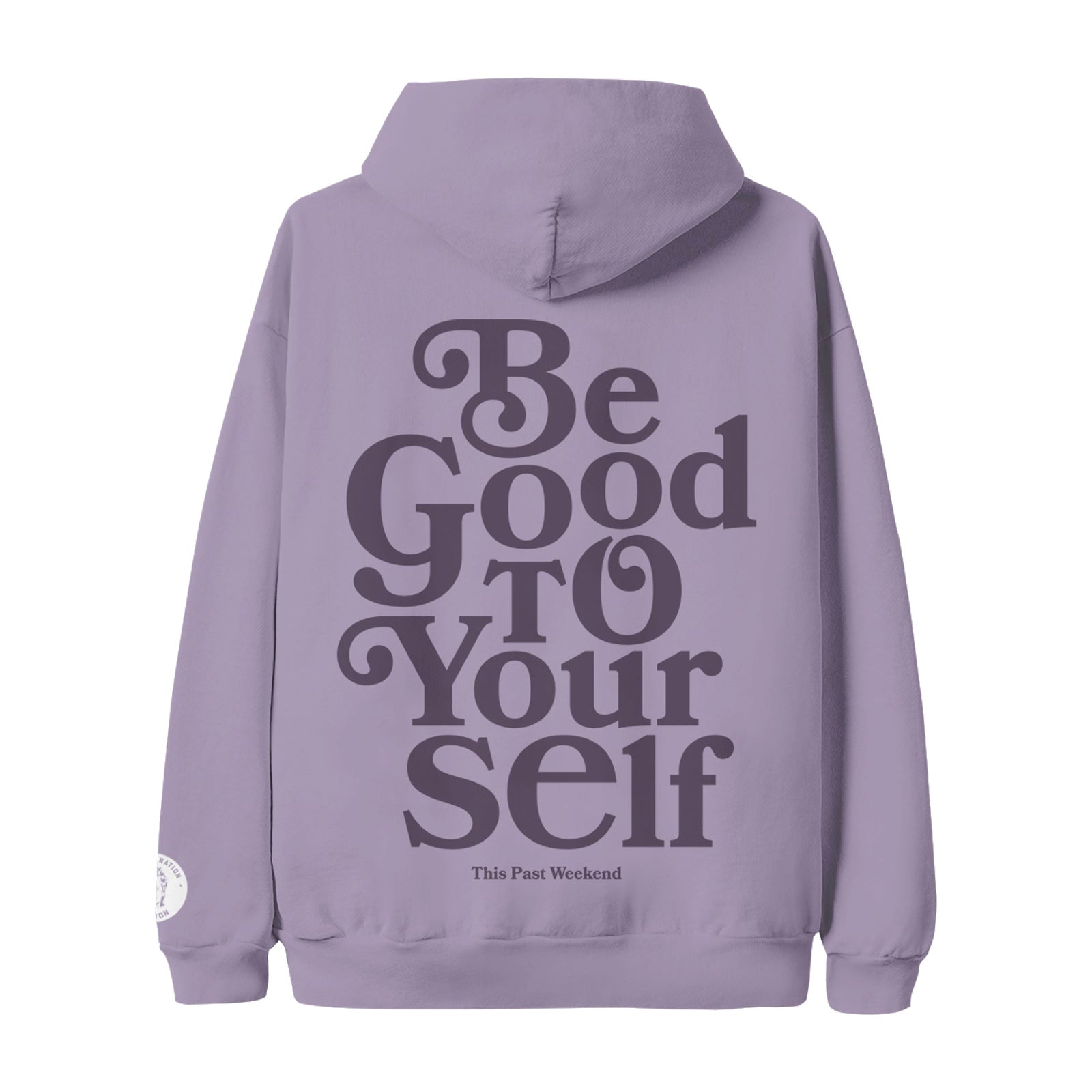 Be Good To Yourself Plum Hoodie