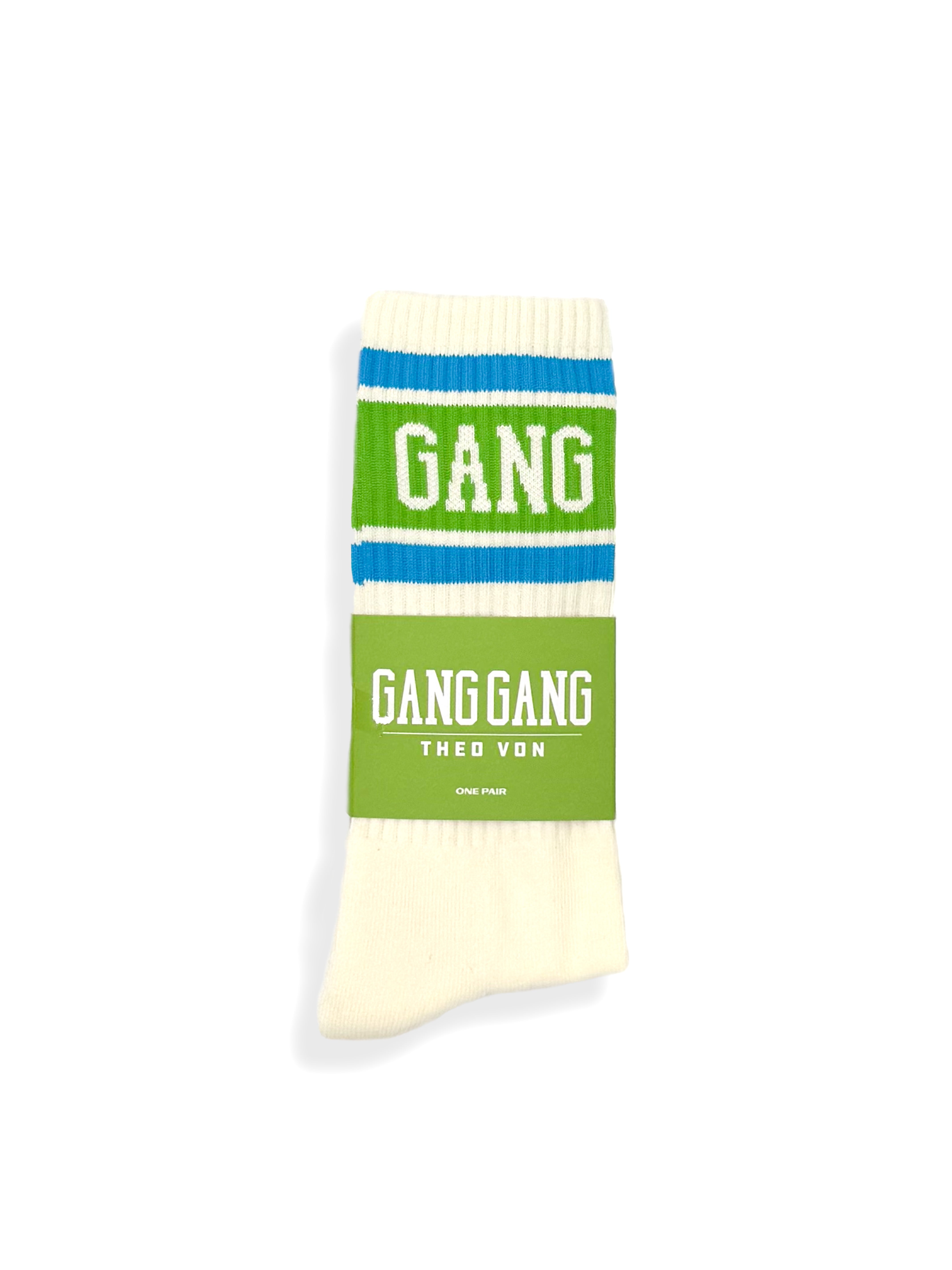 Gang Gang Socks Blue/Green